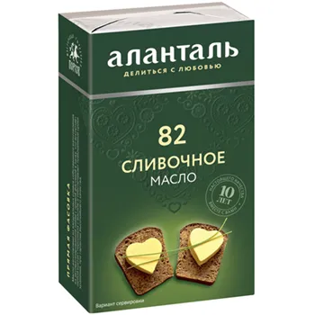 Масло сливочное Аланталь традиционное 82,5% 150г